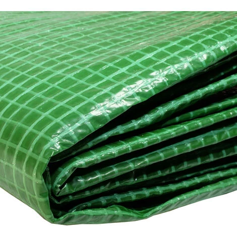 TECPLAST Bâche De Protection Agricole 170 G/m² - 4 X 10 M - Verte - Serre Tunnel - Petite Serre De Jardin - Bache Imperméable - Transparente Armée 5 TECPLAST Bâche De Protection Agricole 170 G/m² - 4 X 10 M - Verte - Serre Tunnel - Petite Serre De Jardin - Bache Imperméable - Transparente Armée – Image 3