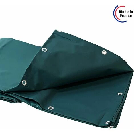 TECPLAST Bâche Agricole 6x8 M 900AG Verte - Qualité 15 Ans - Bâche De Protection étanche Pour Matériel Agricole - Made In France - Verte 7 TECPLAST Bâche Agricole 6x8 M 900AG Verte - Qualité 15 Ans - Bâche De Protection étanche Pour Matériel Agricole - Made In France - Verte – Image 5