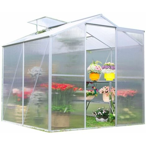 Habrita Serre Jardin Aluminium - Avec 1 Fenêtre / 2,39 M2 3 Habrita Serre Jardin Aluminium - Avec 1 Fenêtre / 2,39 M2