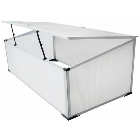 Hommoo Serre Froide A 2 Couvercles 110x55x41 Cm HDV26124 3 Hommoo Serre Froide A 2 Couvercles 110x55x41 Cm HDV26124