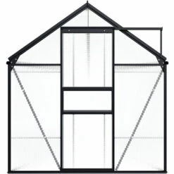 ASUPERMALL Serre Anthracite Aluminium 9,31 M² 8 ASUPERMALL Serre Anthracite Aluminium 9,31 M² -France Serre de jardin Soldes 2022 25977274 2