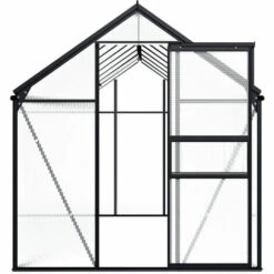 ASUPERMALL Serre Anthracite Aluminium 9,31 M² 9 ASUPERMALL Serre Anthracite Aluminium 9,31 M² -France Serre de jardin Soldes 2022 25977274 3