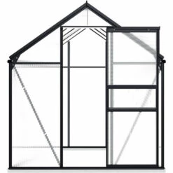 ASUPERMALL Serre Avec Cadre De Base Anthracite Aluminium 4,75 M² -France Serre de jardin Soldes 2022 25977279 3