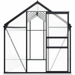 ASUPERMALL Serre Avec Cadre De Base Anthracite Aluminium 8,17 M² 9 ASUPERMALL Serre Avec Cadre De Base Anthracite Aluminium 8,17 M² -France Serre de jardin Soldes 2022 25977289 3