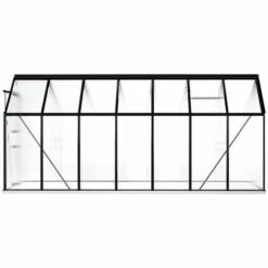ASUPERMALL Serre Avec Cadre De Base Anthracite Aluminium 8,17 M² 10 ASUPERMALL Serre Avec Cadre De Base Anthracite Aluminium 8,17 M² -France Serre de jardin Soldes 2022 25977289 4