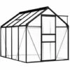 TRUE DEAL Serre Anthracite Aluminium 4,75 M² -France Serre de jardin Soldes 2022 26370007 1