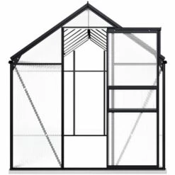 TRUE DEAL Serre Avec Cadre De Base Anthracite Aluminium 9,31 M² -France Serre de jardin Soldes 2022 26370030 3
