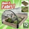 OUTIROR Carré Potager Mini-serre De Jardin Avec Châssis Et Couverture De Protection -France Serre de jardin Soldes 2022 28956653 1