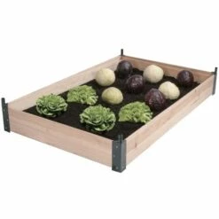 OUTIROR Carré Potager Mini-serre De Jardin Avec Châssis Et Couverture De Protection -France Serre de jardin Soldes 2022 28956653 3