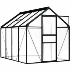 ASUPERMALL Serre Anthracite Aluminium 4,75 M²