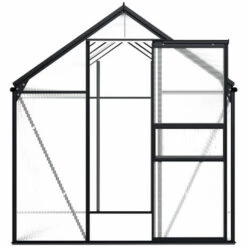 ASUPERMALL Serre Anthracite Aluminium 4,75 M² -France Serre de jardin Soldes 2022 29055057 3