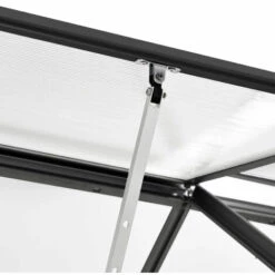 ASUPERMALL Serre Anthracite Aluminium 4,75 M² -France Serre de jardin Soldes 2022 29055057 4