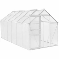 ESTEXO Serre En Aluminium 310x190x195cm Maison De Plantation De Tomates Maison Jardin