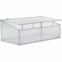 HABITAT ET JARDIN Mini Serre En Polycarbonate 108 X 56 X 40 Cm - Aluminium. -France Serre de jardin Soldes 2022 3064405 3