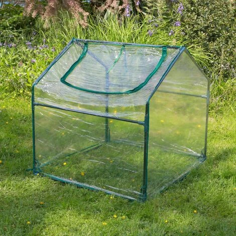 SKYLANTERN Serre De Jardin En Plastique - Mini Serre Jardin Avec Fermeture à Zip - Abri Pour Plante Et Culture ( Dimensions : 92 X 92 X 92 Cm ) - Transparent 5 SKYLANTERN Serre De Jardin En Plastique - Mini Serre Jardin Avec Fermeture à Zip - Abri Pour Plante Et Culture ( Dimensions : 92 X 92 X 92 Cm ) - Transparent – Image 3