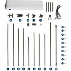 SEKEY Serre De Jardin Imperméable Et Anti-UPF 200 L X 77 L X 146/170 H Cm -France Serre de jardin Soldes 2022 31590397 5