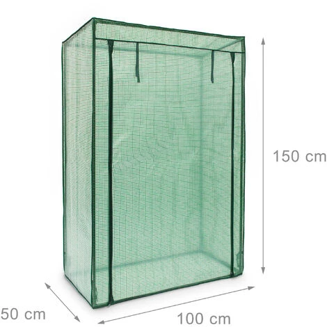 Relaxdays Serre De Jardin à Tomates TOMMY Tente Pour Plantes Protection Des Légumes Toit 150 X 100 X 50 Cm, PE 7 Relaxdays Serre De Jardin à Tomates TOMMY Tente Pour Plantes Protection Des Légumes Toit 150 X 100 X 50 Cm, PE – Image 5