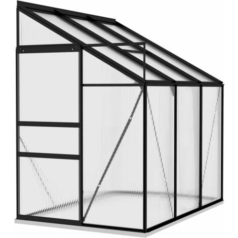 VidaXL Serre Anthracite Aluminium 3,97 M³ - Anthracite 4 VidaXL Serre Anthracite Aluminium 3,97 M³ - Anthracite – Image 2
