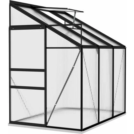 VidaXL Serre Anthracite Aluminium 3,97 M³ - Anthracite 5 VidaXL Serre Anthracite Aluminium 3,97 M³ - Anthracite – Image 3