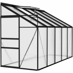 VidaXL Serre Anthracite Aluminium 6,23 M³ - Anthracite -France Serre de jardin Soldes 2022 33211389 3