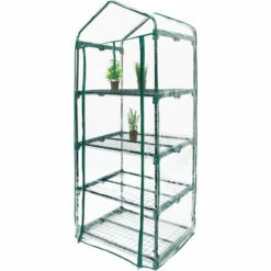 Relaxdays Serre De Jardin Balcon Terrasse Transportable Mobile 2-3 Ou 4 Étagères Portes -France Serre de jardin Soldes 2022 33496308 4