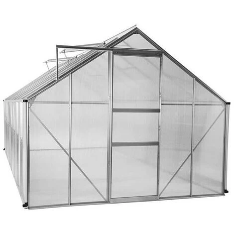 TERRE JARDIN Serre De Jardin Polycarbonate Et Aluminium 12m2 5 TERRE JARDIN Serre De Jardin Polycarbonate Et Aluminium 12m2 – Image 3