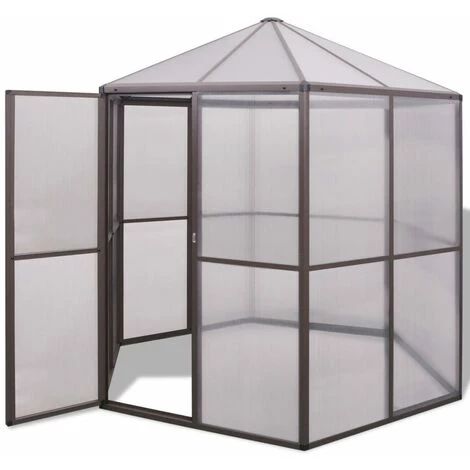 YOUTHUP Serre En Aluminium 240 X 211 X 232 Cm - Transparent 3 YOUTHUP Serre En Aluminium 240 X 211 X 232 Cm - Transparent