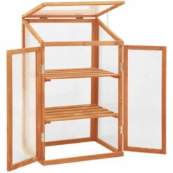 ASUPERMALL Serre 60x45x100 Cm Bois De Sapin -France Serre de jardin Soldes 2022 36815761 4