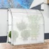 IDMARKET Serre D'hivernage Murale Adossée 100 X 200 CM -France Serre de jardin Soldes 2022 37540771 1