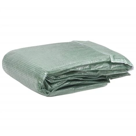 VidaXL Couverture De Remplacement De Serre (4 M²) 200x200x200 Cm Vert 4 VidaXL Couverture De Remplacement De Serre (4 M²) 200x200x200 Cm Vert – Image 2