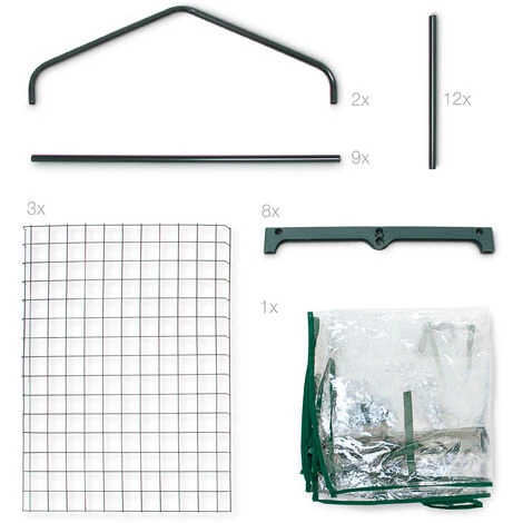 Relaxdays Serre De Jardin Balcon Terrasse Transportable Mobile 2-3 Ou 4 Étagères Portes 7 Relaxdays Serre De Jardin Balcon Terrasse Transportable Mobile 2-3 Ou 4 Étagères Portes – Image 5