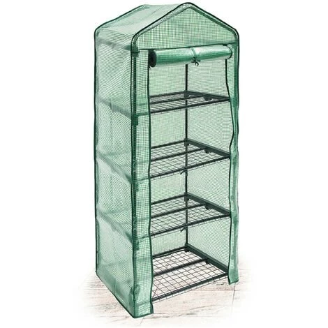 Relaxdays Serre De Jardin 60 X 46 Cm 4 étages Étagère Avec Bâche Amovible Balcon Terrasse Tente 3 Relaxdays Serre De Jardin 60 X 46 Cm 4 étages Étagère Avec Bâche Amovible Balcon Terrasse Tente
