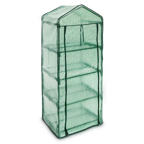 Relaxdays Serre De Jardin 60 X 46 Cm 4 étages Étagère Avec Bâche Amovible Balcon Terrasse Tente 5 Relaxdays Serre De Jardin 60 X 46 Cm 4 étages Étagère Avec Bâche Amovible Balcon Terrasse Tente – Image 3
