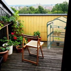 Relaxdays Serre De Balcon, Métal Et Plastique, H X L X P : 95 X 69 X 49 Cm, Taille Compacte, Verte/transparente -France Serre de jardin Soldes 2022 42666115 4