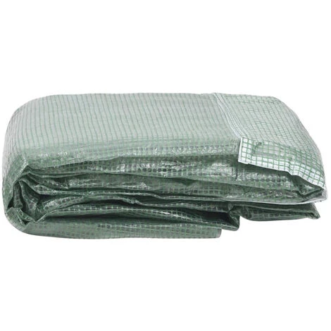 ASUPERMALL Couverture De Remplacement De Serre (27 M²) 300x900x200 Cm Vert 5 ASUPERMALL Couverture De Remplacement De Serre (27 M²) 300x900x200 Cm Vert – Image 3