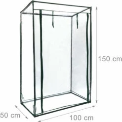 Relaxdays Serre De Jardin à Tomates TOMMY Tente Pour Plantes Protection Des Légumes Toit 150 X 100 X 50 Cm, PVC 10 Relaxdays Serre De Jardin à Tomates TOMMY Tente Pour Plantes Protection Des Légumes Toit 150 X 100 X 50 Cm, PVC -France Serre de jardin Soldes 2022 43635589 4