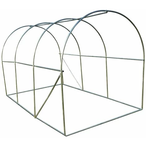 ALICE'S GARDEN Serre De Jardin Tunnel En Polyéthylène 6m². Serre Maraichère - Vert 5 ALICE'S GARDEN Serre De Jardin Tunnel En Polyéthylène 6m². Serre Maraichère - Vert – Image 3