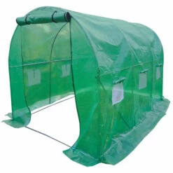 OXEO Serre De Jardin Tunnel 6m²- Bâche Armée Renforcé 3 X 2 X 2m - Structure Acier