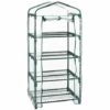 Relaxdays Serre De Balcon, Métal Et Plastique, H X L X P : 161 X 69 X 49 Cm, Taille Compacte, Verte/transparente -France Serre de jardin Soldes 2022 48740948 1