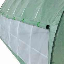 IDMARKET Serre Tunnel De Jardin 18M² Verte Relevable Avec Moustiquaire -France Serre de jardin Soldes 2022 48820794 4