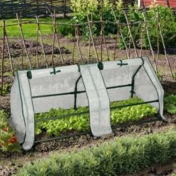 IDMARKET Serre Châssis De Jardin Spéciale Forçage L.120 CM Blanche