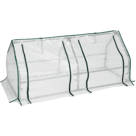 IDMARKET Serre Châssis De Jardin Spéciale Forçage L.120 CM Blanche 4 IDMARKET Serre Châssis De Jardin Spéciale Forçage L.120 CM Blanche – Image 2