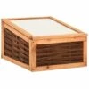 LES TENDANCES Serre 60x80x45 Cm Bois De Pin Massif Et Saule -France Serre de jardin Soldes 2022 51189642 1