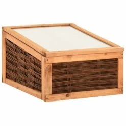 LES TENDANCES Serre 60x80x45 Cm Bois De Pin Massif Et Saule