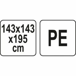 FLO Serre - PE - 195x143x143 Cm 10 FLO Serre - PE - 195x143x143 Cm -France Serre de jardin Soldes 2022 51231178 4