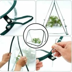 1 Pièces Petit Serre De Jardin Mini Pop Up Serre Protection Plantes Tente Fleur Abri Backyard Balcon Terrasse Serres De Culture En PVC Pour Intérieur Ou Extérieur 90x52x62 Cm,Starlight 9 1 Pièces Petit Serre De Jardin Mini Pop Up Serre Protection Plantes Tente Fleur Abri Backyard Balcon Terrasse Serres De Culture En PVC Pour Intérieur Ou Extérieur 90x52x62 Cm,Starlight -France Serre de jardin Soldes 2022 51475006 3