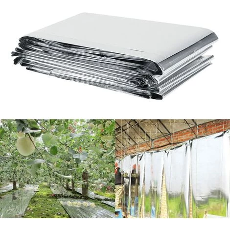 LITZEE Film Réfléchissant Silver Plant, Feuilles De Revêtement Réfléchissantes Pour Serre - 210 X 120 Cm - Idéal Pour Une Utilisation En Jardin Ou Dans Une Serre Afin D'augmenter La Croissance Des Plantes 3 LITZEE Film Réfléchissant Silver Plant, Feuilles De Revêtement Réfléchissantes Pour Serre - 210 X 120 Cm - Idéal Pour Une Utilisation En Jardin Ou Dans Une Serre Afin D'augmenter La Croissance Des Plantes