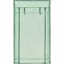 Serre De Tomates Marzano En Acier Et Polyéthylène à Porte Et 2 Fenêtres Zippée 100 X 60 X 143 - 174 Cm Vert [en.casa] -France Serre de jardin Soldes 2022 51903993 5