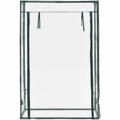 Serre De Tomates Terzigno En Acier Et PVC à Porte Zippée 100 X 50 X 150 Cm [en.casa] -France Serre de jardin Soldes 2022 51903994 5