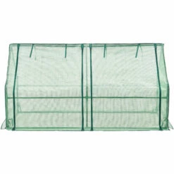 Châssis De Jardin Nissewaard à 2 Fenêtres En Acier Et Polyéthylène 180 X 90 X 90 Cm Vert [en.casa] -France Serre de jardin Soldes 2022 51904022 5
